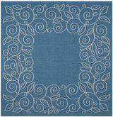 Safavieh Courtyard cy5139c Blue / Ivory Rugs - Safavieh - cy5139c - 7sq