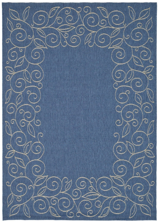 Safavieh Courtyard cy5139c Blue / Ivory Rugs - Safavieh - cy5139c - 7sq