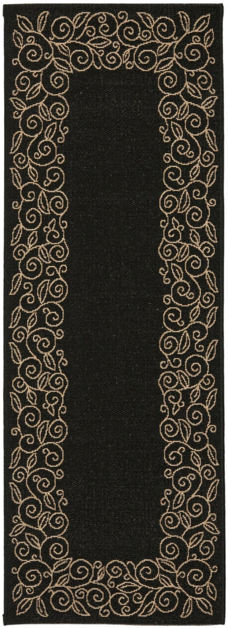 Safavieh Courtyard cy5139d Black / Sand Rugs - Safavieh - cy5139d - 27