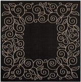 Safavieh Courtyard cy5139d Black / Sand Rugs - Safavieh - cy5139d - 7sq