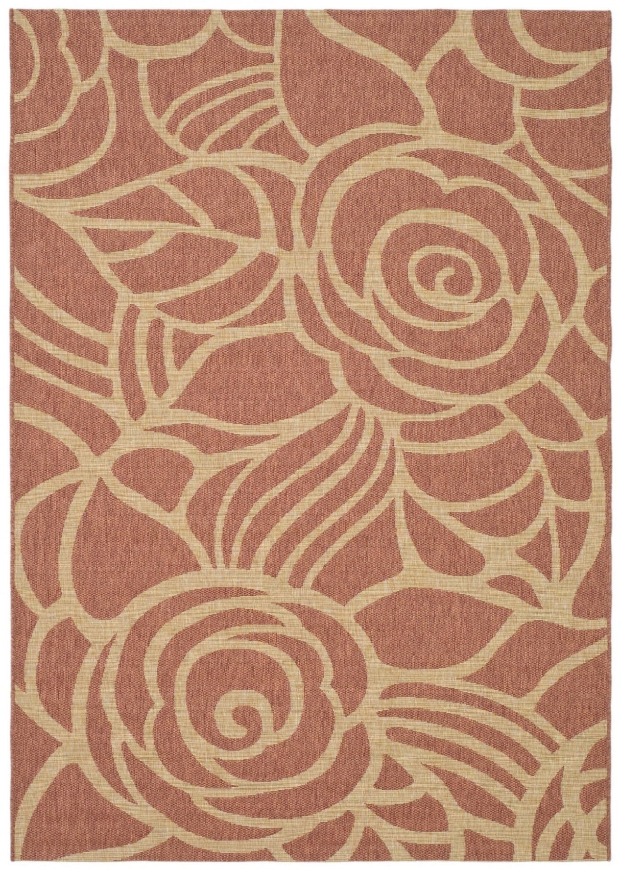 Safavieh Courtyard cy5141a Rust / Sand Rugs - Safavieh - cy5141a - 3