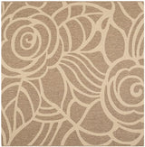 Safavieh Courtyard cy5141b Coffee / Sand Rugs - Safavieh - cy5141b - 7sq