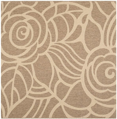 Safavieh Courtyard cy5141b Coffee / Sand Rugs - Safavieh - cy5141b - 7sq
