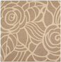 Safavieh Courtyard cy5141b Coffee / Sand Rugs - Safavieh - cy5141b - 7sq