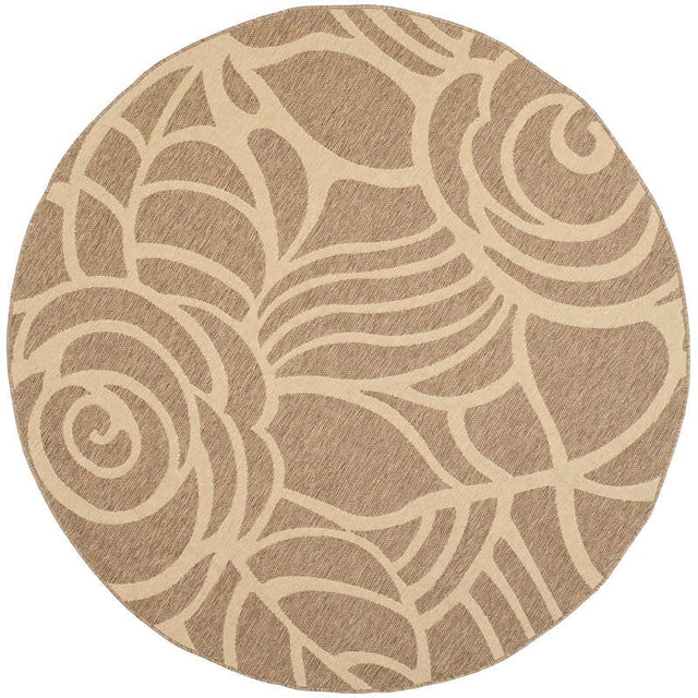 Safavieh Courtyard cy5141b Coffee / Sand Rugs - Safavieh - cy5141b - 8r