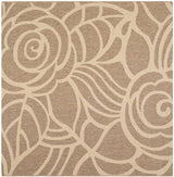 Safavieh Courtyard cy5141b Coffee / Sand Rugs - Safavieh - cy5141b - 8sq