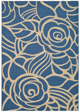 Safavieh Courtyard Cy5141C Blue / Beige Rugs - Safavieh - cy5141c - 2