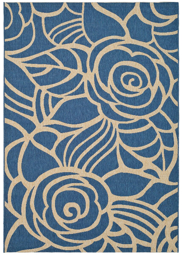 Safavieh Courtyard Cy5141C Blue / Beige Rugs - Safavieh - cy5141c - 2
