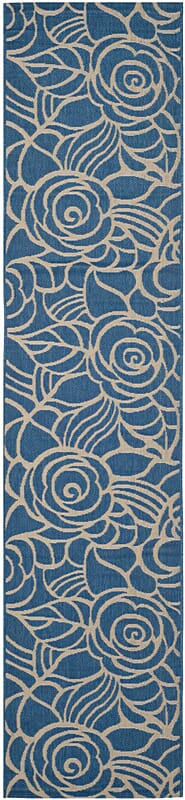 Safavieh Courtyard Cy5141C Blue / Beige Rugs - Safavieh - cy5141c - 210