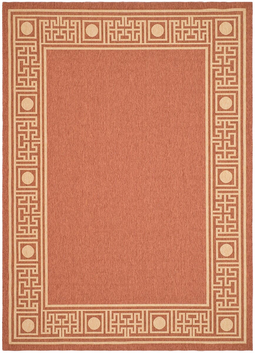 Safavieh Courtyard cy5143a Rust / Sand Rugs - Safavieh - cy5143a - 3