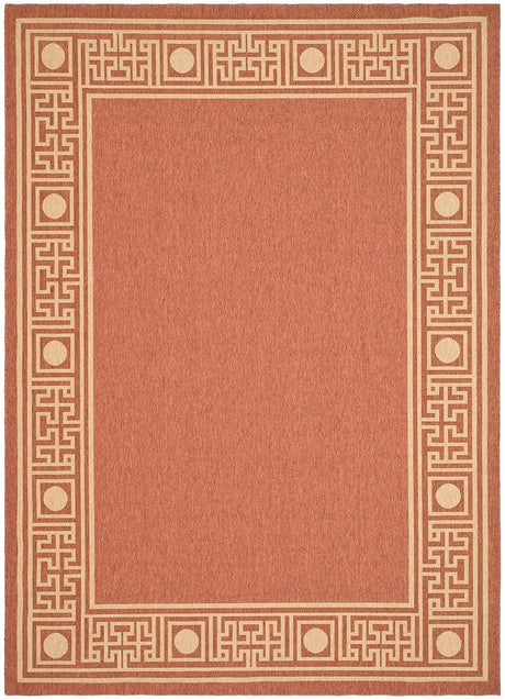 Safavieh Courtyard cy5143a Rust / Sand Rugs - Safavieh - cy5143a - 3