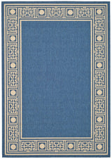 Safavieh Courtyard cy5143c Blue / Ivory Rugs - Safavieh - cy5143c - 3