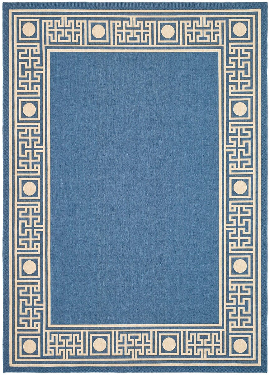 Safavieh Courtyard cy5143c Blue / Ivory Rugs - Safavieh - cy5143c - 3