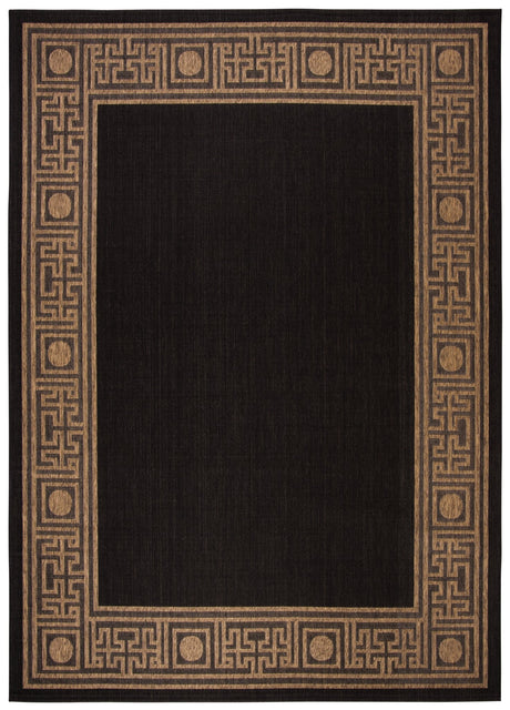 Safavieh Courtyard Cy5143G Black/Coffee Rug - Safavieh - cy5143g - 210