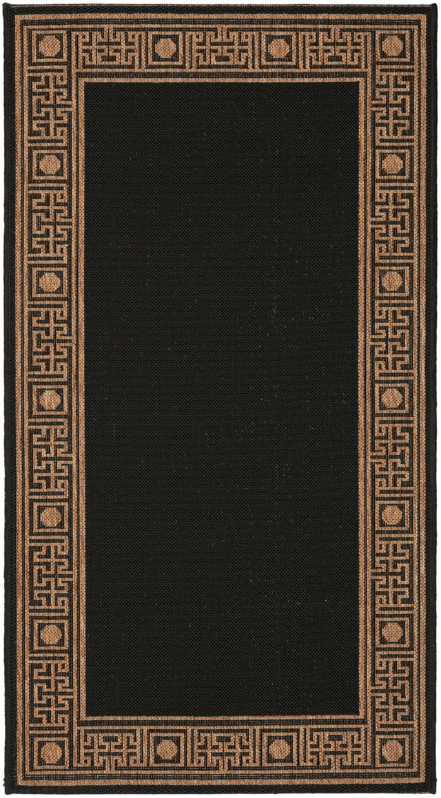 Safavieh Courtyard Cy5143G Black/Coffee Rug - Safavieh - cy5143g - 210