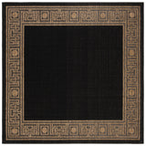Safavieh Courtyard Cy5143G Black/Coffee Rug - Safavieh - cy5143g - 7sq