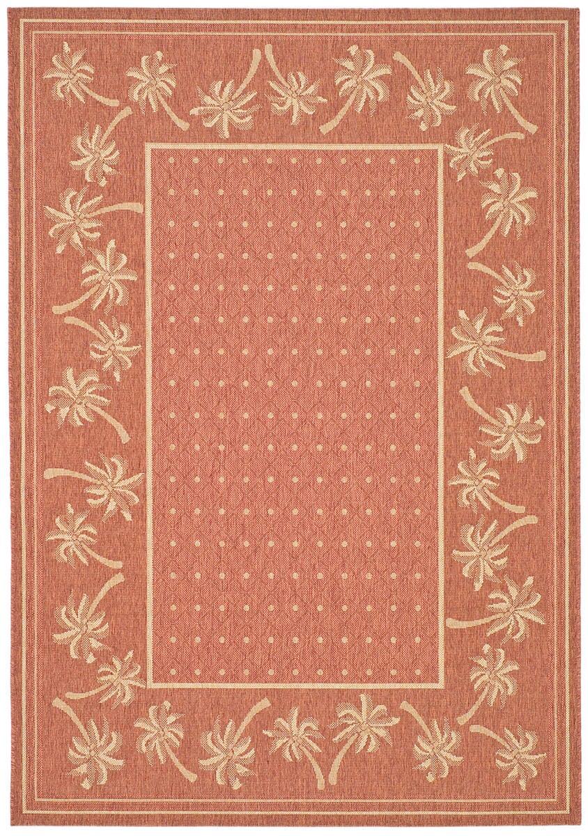 Safavieh Courtyard cy5148a Rust / Sand Rugs - Safavieh - cy5148a - 3