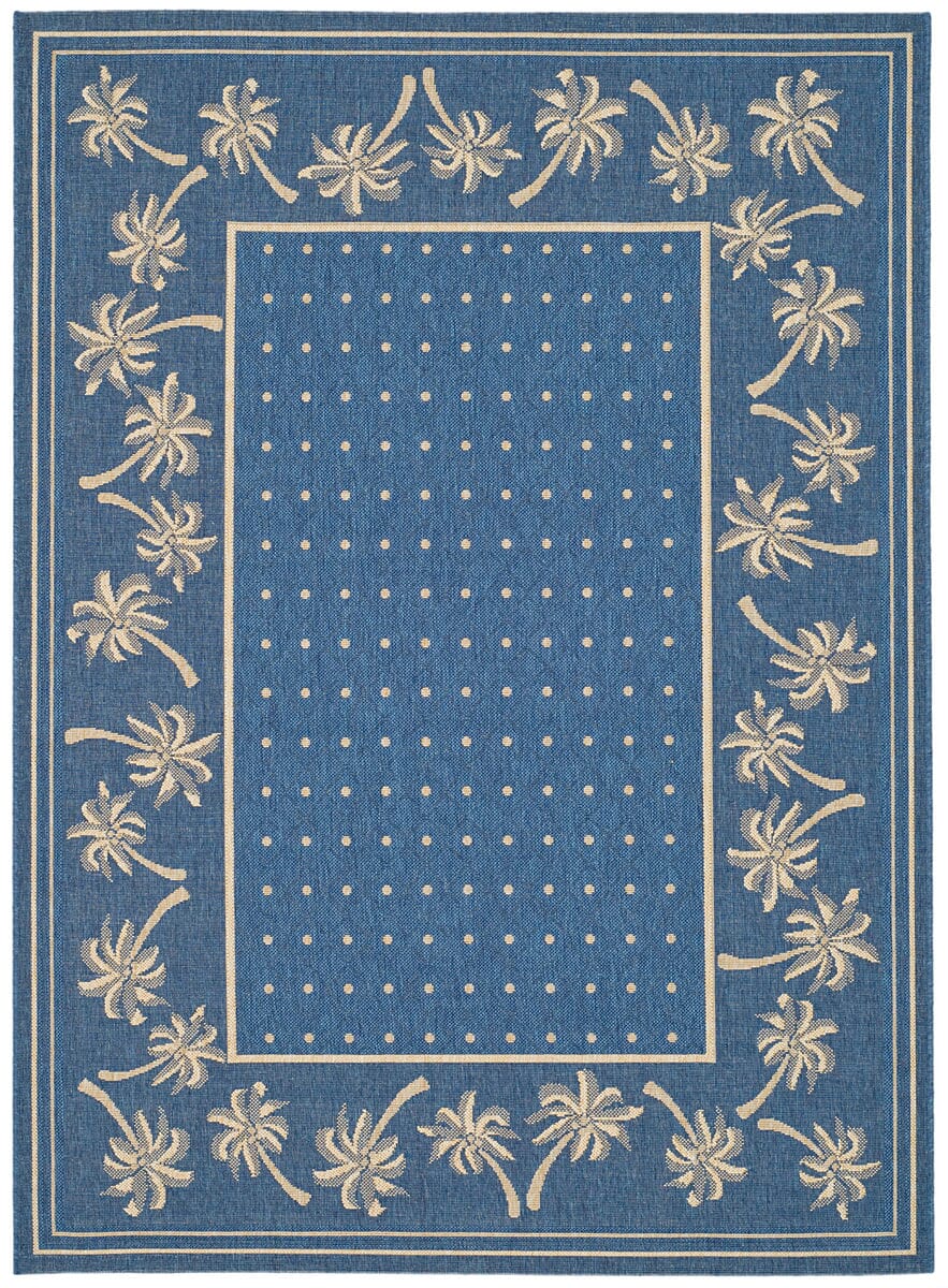 Safavieh Courtyard cy5148c Blue / Ivory Rugs - Safavieh - cy5148c - 3