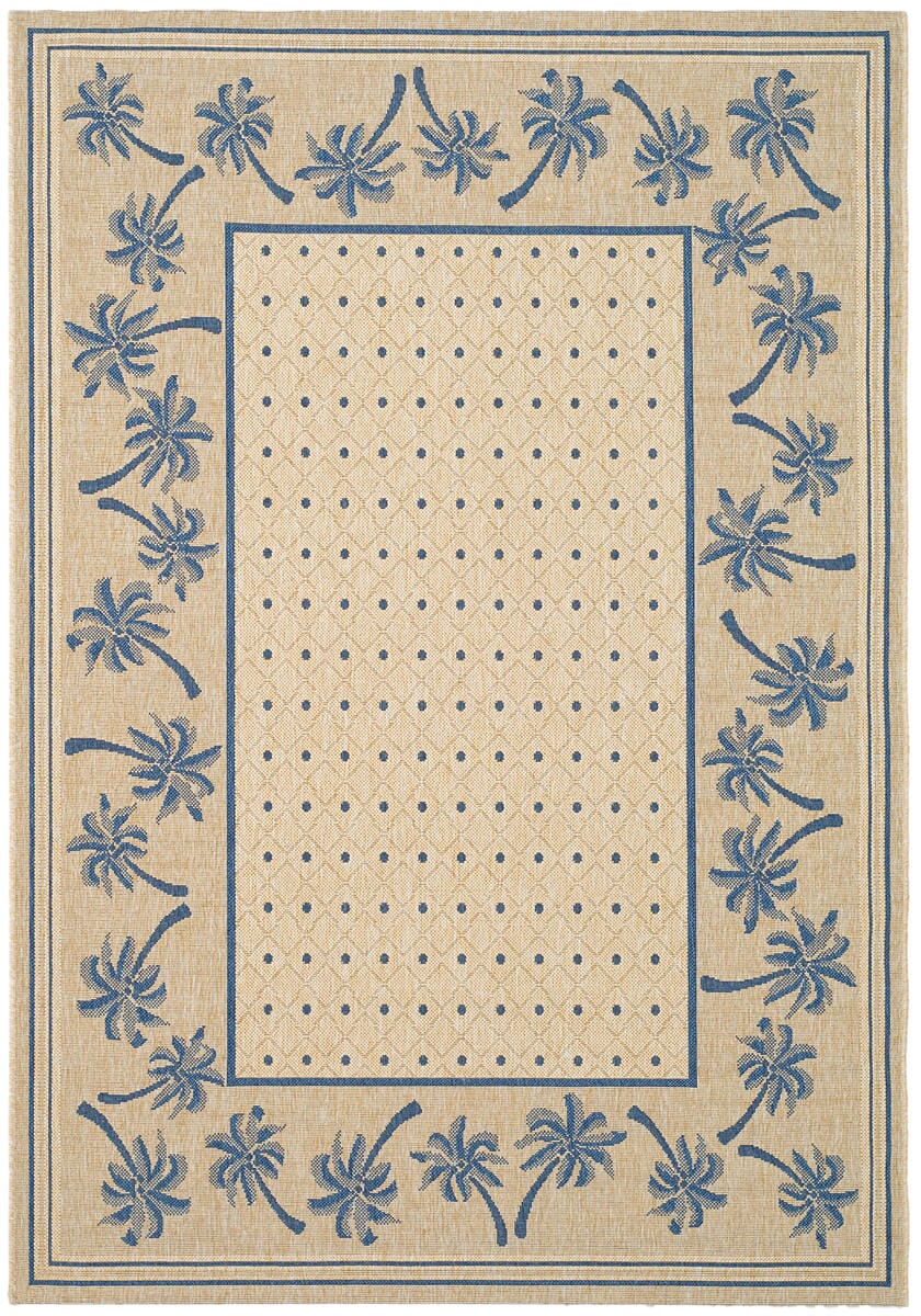 Safavieh Courtyard cy5148f Ivory / Blue Rugs - Safavieh - cy5148f - 3