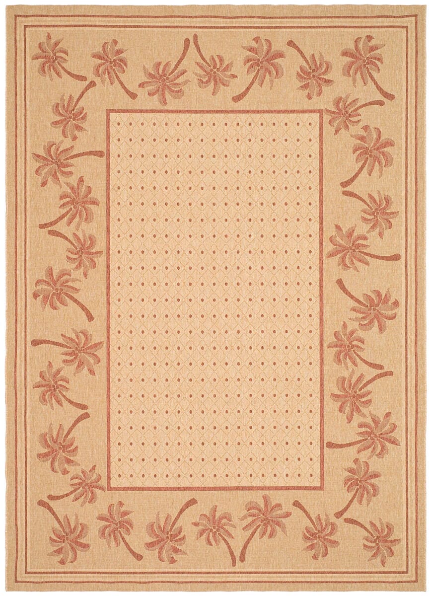 Safavieh Courtyard cy5148j Ivory / Rust Rugs - Safavieh - cy5148j - 3