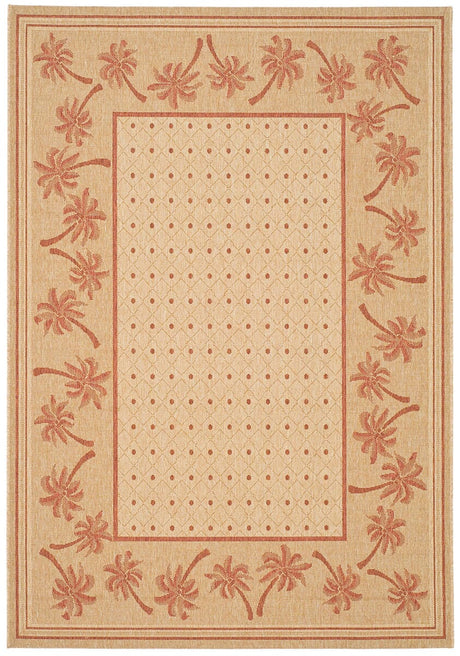 Safavieh Courtyard cy5148j Ivory / Rust Rugs - Safavieh - cy5148j - 3