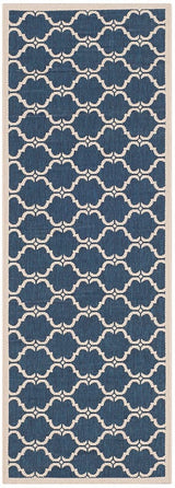 Safavieh Courtyard Cy6009 - 268 Navy / Beige Rugs - Safavieh - cy6009 - 268 - 27
