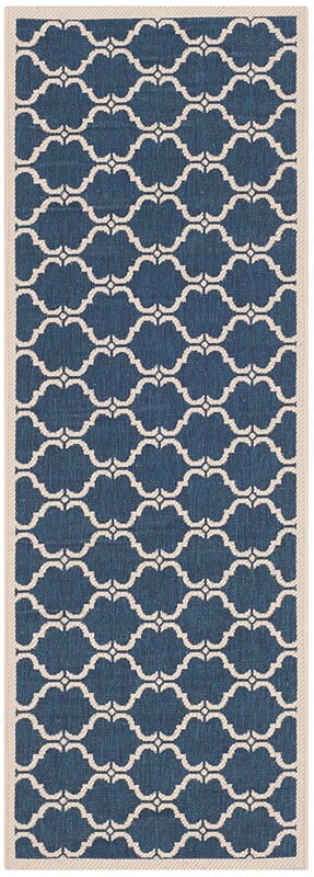 Safavieh Courtyard Cy6009 - 268 Navy / Beige Rugs - Safavieh - cy6009 - 268 - 27