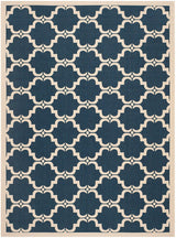 Safavieh Courtyard Cy6009 - 268 Navy / Beige Rugs - Safavieh - cy6009 - 268 - 5r