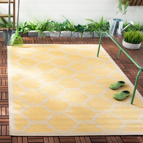 Safavieh Courtyard Cy6009 - 316 Yellow / Beige Rugs - Safavieh - cy6009 - 316 - 2