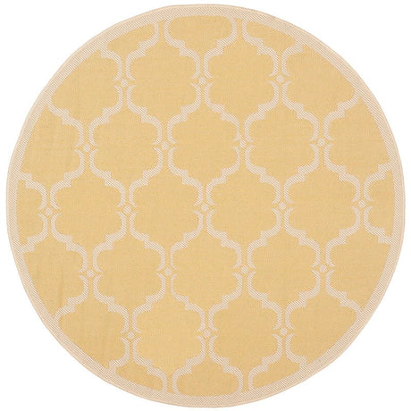 Safavieh Courtyard Cy6009 - 316 Yellow / Beige Rugs - Safavieh - cy6009 - 316 - 5r