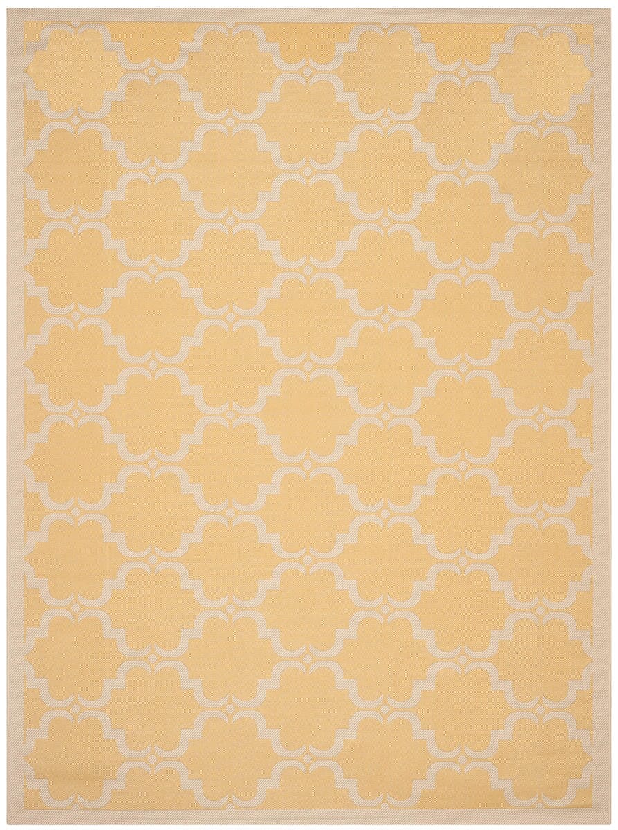 Safavieh Courtyard Cy6009 - 316 Yellow / Beige Rugs - Safavieh - cy6009 - 316 - 5r