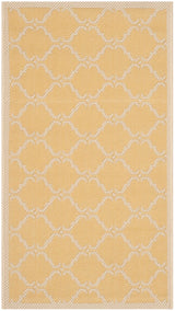Safavieh Courtyard Cy6009 - 316 Yellow / Beige Rugs - Safavieh - cy6009 - 316 - 5r