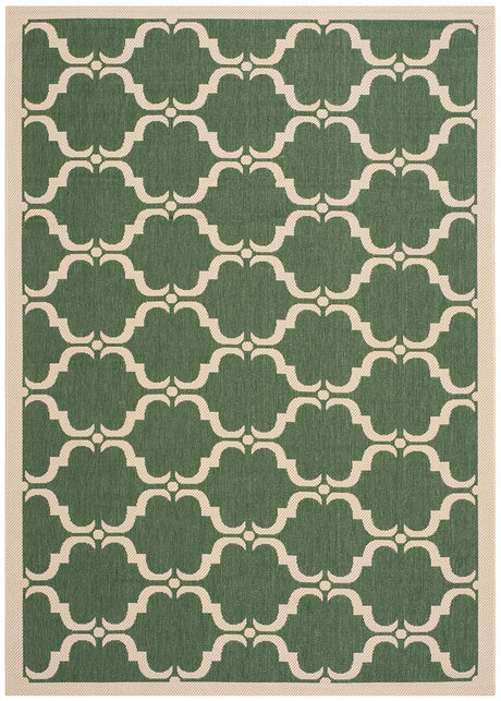 Safavieh Courtyard Cy6009 - 332 Dark Green / Beige Rugs - Safavieh - cy6009 - 332 - 2