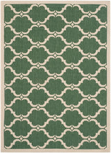 Safavieh Courtyard Cy6009 - 332 Dark Green / Beige Rugs - Safavieh - cy6009 - 332 - 5r