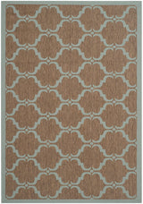 Safavieh Courtyard Cy6009 - 337 Brown / Aqua Rugs - Safavieh - cy6009 - 337 - 2