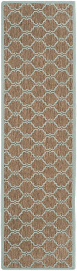 Safavieh Courtyard Cy6009 - 337 Brown / Aqua Rugs - Safavieh - cy6009 - 337 - 28
