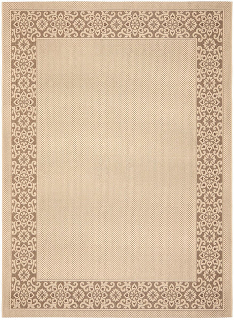 Safavieh Courtyard Cy6011 - 219 Cream / Light Chocolate Rugs - Safavieh - cy6011 - 219 - 4