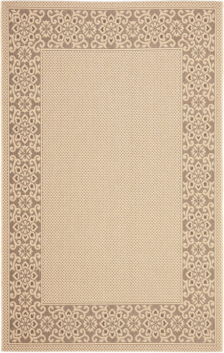 Safavieh Courtyard Cy6011 - 219 Cream / Light Chocolate Rugs - Safavieh - cy6011 - 219 - 4