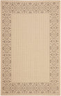 Safavieh Courtyard Cy6011 - 219 Cream / Light Chocolate Rugs - Safavieh - cy6011 - 219 - 4