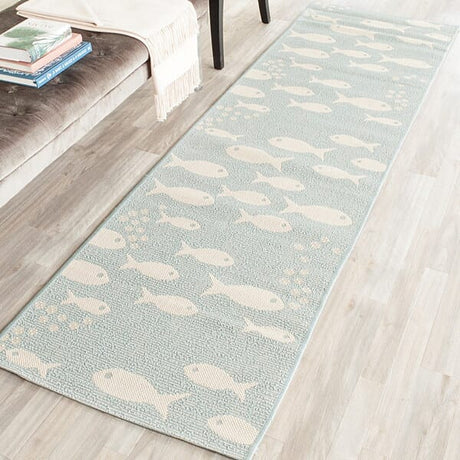 Safavieh Courtyard Cy6012 - 223 Aqua / Beige Rugs - Safavieh - cy6012 - 223 - 28