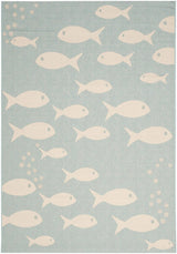 Safavieh Courtyard Cy6012 - 223 Aqua / Beige Rugs - Safavieh - cy6012 - 223 - 4