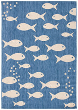 Safavieh Courtyard Cy6012 - 233 Blue/Beige Rugs - Safavieh - cy6012 - 233 - 2