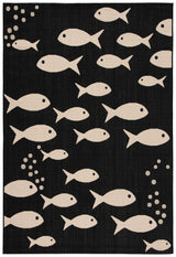 Safavieh Courtyard Cy6012 - 256 Black/Beige Rugs - Safavieh - cy6012 - 256 - 2
