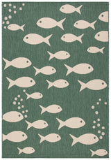 Safavieh Courtyard Cy6012 - 322 Dark Green/Ivory Rugs - Safavieh - cy6012 - 322 - 2
