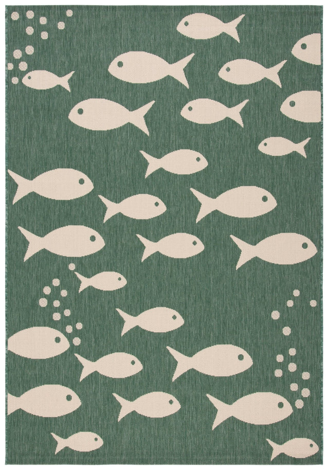 Safavieh Courtyard Cy6012 - 322 Dark Green/Ivory Rugs - Safavieh - cy6012 - 322 - 2