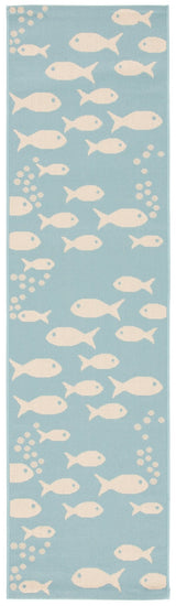 Safavieh Courtyard Cy6012 Aqua/Beige Rug - Safavieh - cy6012 - 223 - 3