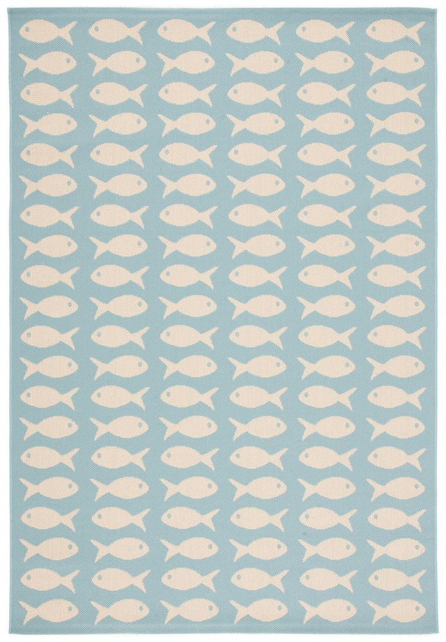 Safavieh Courtyard Cy6013 - 223 Aqua/Beige Rugs - Safavieh - cy6013 - 223 - 2