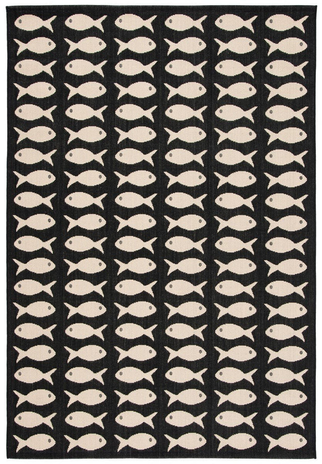 Safavieh Courtyard Cy6013 - 256 Black/Beige Rugs - Safavieh - cy6013 - 256 - 2