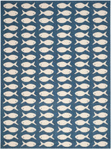 Safavieh Courtyard Cy6013 Navy/Beige Rug - Safavieh - cy6013 - 268 - 3