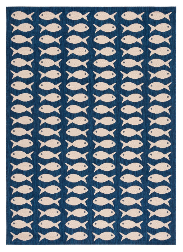 Safavieh Courtyard Cy6013 Navy/Beige Rug - Safavieh - cy6013 - 268 - 4r